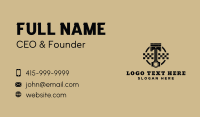 Rustic Piston Tool Business Card