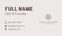 Tile Interior Design Business Card