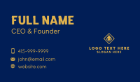 Gold Gaming Poker  Business Card Design