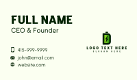 Energy Power Charge Business Card Design