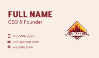 Mountain Peak Hiking Business Card