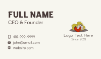 Organic Chili Ingredients Business Card Design