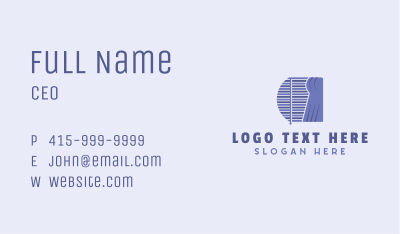 Violet Curtain Blinds Business Card