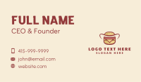 Burger Hat Fast Food Business Card