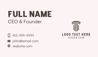 Museum Business Card example 3