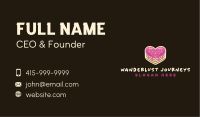 Delicious Heart Cake Business Card