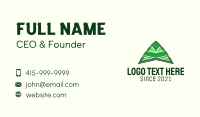 Modern Camping Tent  Business Card Design