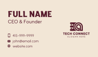 Fast Letter A Business Card