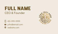 Tree Organic Garden Business Card Design