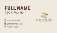 Dog Pet Bowtie Business Card