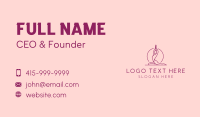 Yoga Woman Fitness Business Card