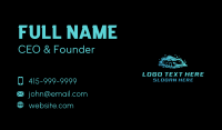Auto Wash Business Card example 2