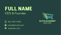 Fast Ecommerce Cart Business Card