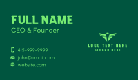 Green Cobra Wings  Business Card