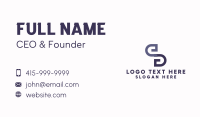 Venture Capital Letter S Business Card
