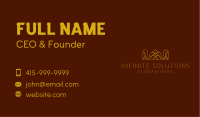 Religious Arabic Temple Business Card