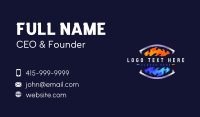 Flame Fuel Energy Business Card Design
