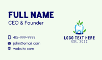 Organic Dental Care  Business Card Design