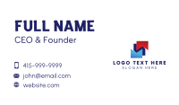 Chevron Badge Business Card Design