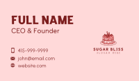 Delicious Sweet Cake Business Card Image Preview