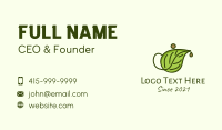 Leaf Teapot  Business Card Design