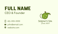 Leaf Teapot  Business Card