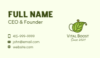 Leaf Teapot  Business Card Image Preview