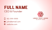 Red Cube Box Business Card