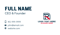 Generic Company Letter R Business Card