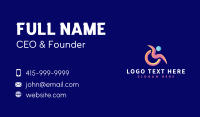 Handicaps Paralympic Competition Business Card