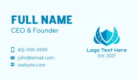 Online Protection Business Card example 1