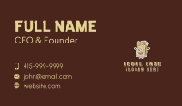 French Fries Mascot  Business Card