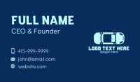 Blue Car Mechanic Business Card