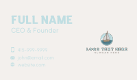 Rustic Sailboat Yacht Business Card