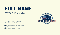 Pickup Truck Detailing Business Card