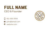 Hammer Builder Equipment Business Card