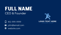 Baseball Pitcher Athlete Business Card Design