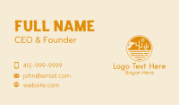 Camel Desert Valley Business Card