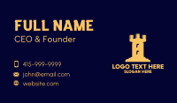 Film Castle Tower Business Card