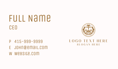 Attorney Legal Prosecutor Business Card Image Preview