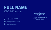 Cargo Plane Business Card example 4