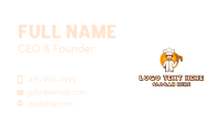 Pizza Chef Culinary Business Card