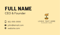 Burger Sandwich Letter Business Card