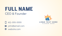 Sun Power Energy  Business Card Design