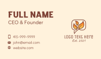 Texting App Business Card example 3