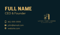 Golden Hotel Boutique Business Card