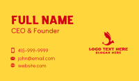 Red Flying Dragon  Business Card