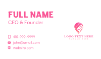 Woman Beauty Salon Business Card Design