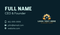 Fire HVAC Temperature Business Card Design