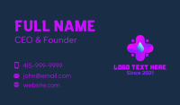 Neon Medical Droplet Business Card